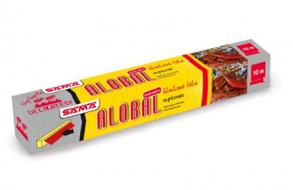 Alobal 30cm/10m ALSAM GRIL Alobal 30cm/10m ALSAM GRIL Alobalová fólie je vhodná pro uchování potravin a při grilování.