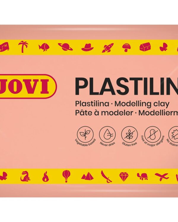 Modelína JOVI 350g tělová - 7208k Modelína JOVI na rostlinné bázi v zábavných barvách. Je velmi dobře tvarovatelná