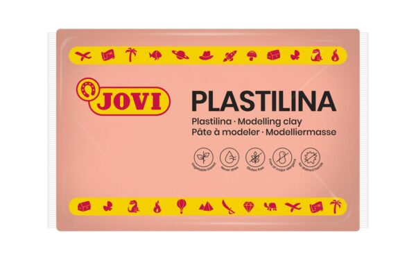 Modelína JOVI 350g tělová - 7208k Modelína JOVI 350g tělová - 7208k Modelína JOVI na rostlinné bázi v zábavných barvách. Je velmi dobře tvarovatelná