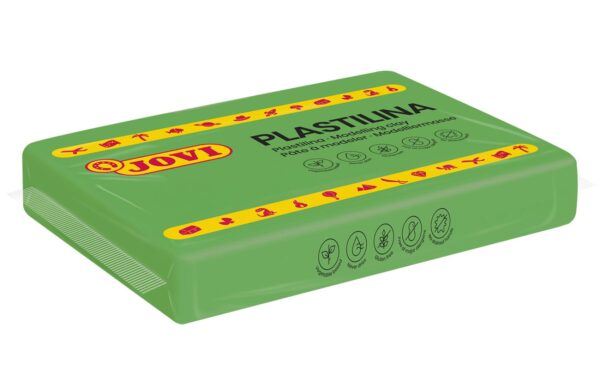 Modelína JOVI 350g zelená - 7210k Modelína JOVI 350g zelená - 7210k Modelína JOVI na rostlinné bázi v zábavných barvách. Je velmi dobře tvarovatelná