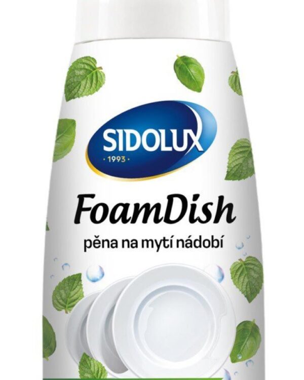 Aktivní pěna na nádobí Sidolux 300ml Bazalka a máta Sidolux pěna na mytí nádobí Bazalka a Máta 300 ml je praktický prostředek pro ruční mytí nádobí. Speciální dávkovač vytváří bohatou a hustou pěnu