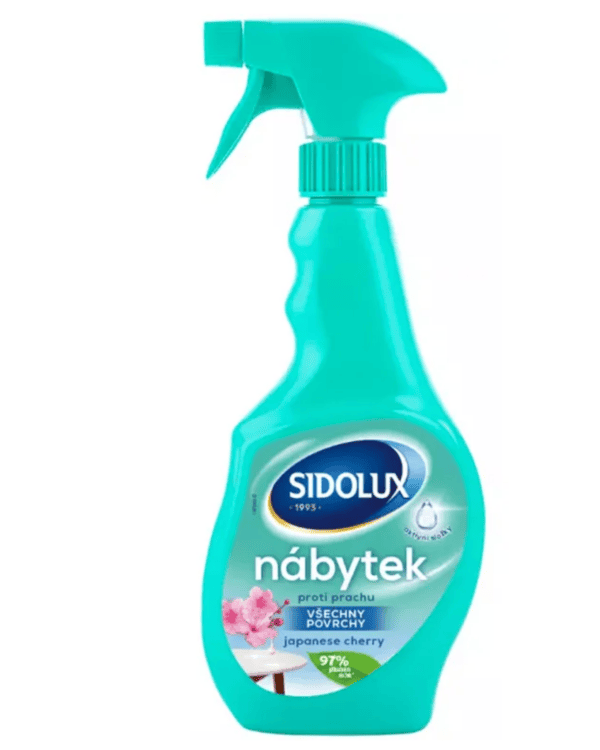 Sidolux M proti prachu rozprašovač 400ml Japonská třešeň Sidolux M proti prachu vytváří aktivní ochrannou vrstvu
